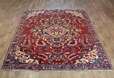 VECCHIO TAPPETO ZONA RUNNER FLOREALE ORIENTALE IN LANA FATTO A MANO 280X180 cm  