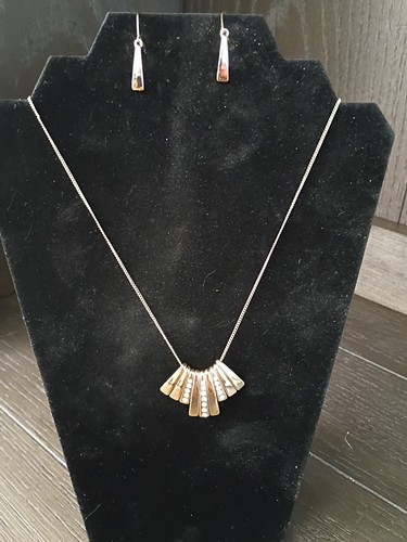Set collana con - collana, frange