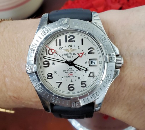 Breitling colt gmt a32350 39mm - gmt,