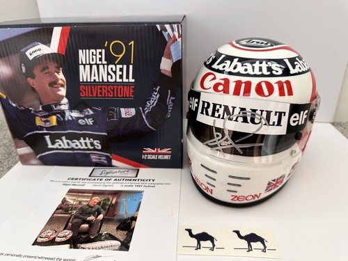 Casco nigel mansell firmato - casco,