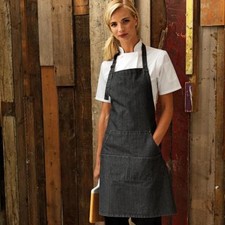 GREMBIULE JEANS LUNGO TASCHE