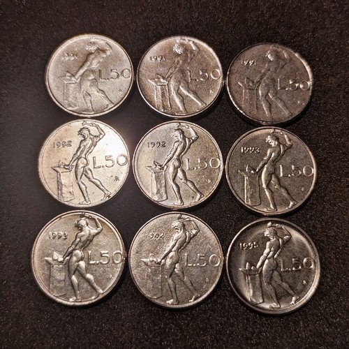 Coins lire micro - 50, mini