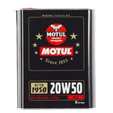 2 LT OLIO MOTORE MINERALE MOTUL CLASSIC 20W50 AUTO D' EPOCA SF / CC API SF / CF