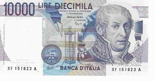 Banconota italia repubblica - italia,