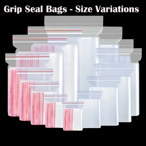 Grip seal bags self resealable - grip,