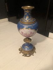 VASO ANTICO POTICHE SEVRES BLU