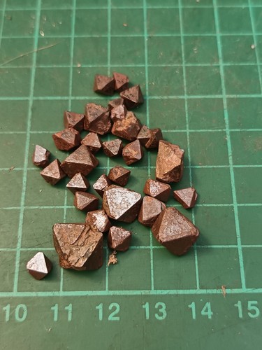 Octahedral magnetite natural - octahedral,