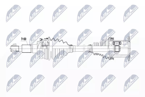 Semiasse nty 545mm - semiasse,