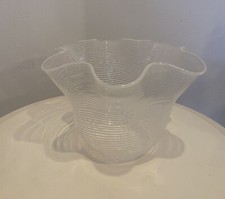 Vaso Murano Venini Filigrana A Fazzoletto