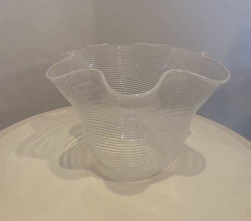Vaso murano venini filigrana - vaso,