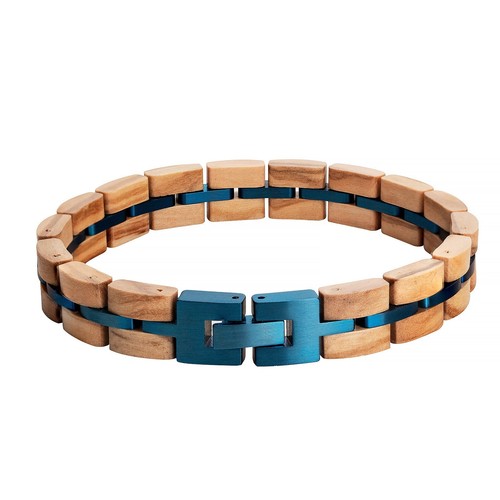 Bracciale legno fatto a - bracciale, in