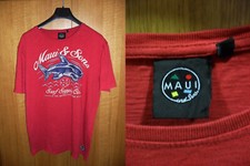 MAGLIA T-SHIRT MAUI AND SONS surf 1989 vintage 