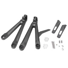 Pedane poggiapiedi posteriori nere per Honda CBR 600 RR 05 06 2005 2006