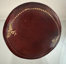 🔴 WATCH box gold leather