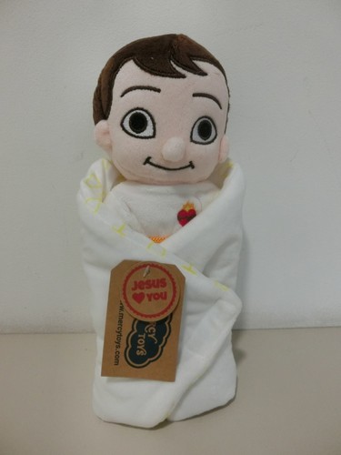 Peluche gesu bambino con telo - bambino,