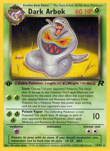 Dark arbok pokemon - -,