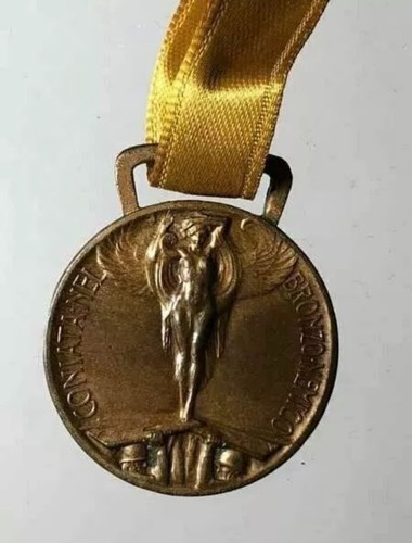 Medaglia coniata nel bronzo - medaglia,