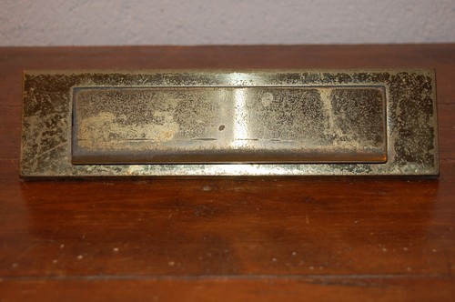 Antica placca per buca lettere - per,