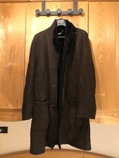 Cappotto Uomo Spada Sport Pelle Taglia L 52 Made In Italy Fodera Sintetica