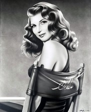 Rita Hayworth 16x20 quadro