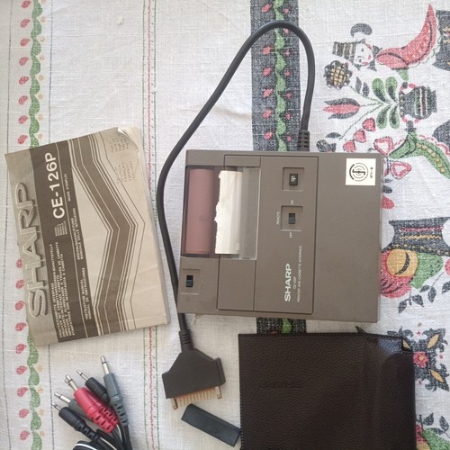 Vintage sharp 126p printer - sharp, ce-126p