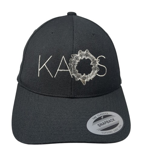 Cappellino snapback kaos nero - cappellino,
