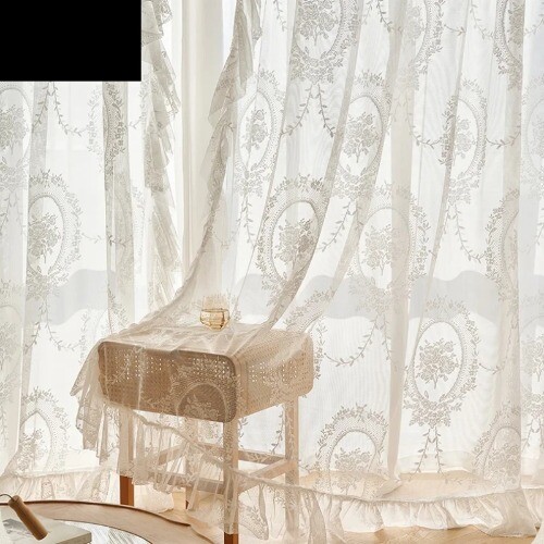 Tenda tulle bianco - tenda, pizzo