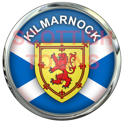 Adesivo auto kilmarnock scozia - auto,