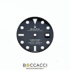 ROLEX (Nuovo) Quadrante Nero per Submariner Date ref. 116610 Chromalight Cali...