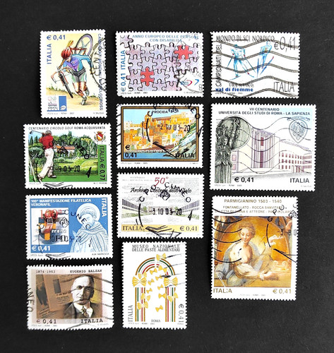 Lotto francobolli italia - francobolli,