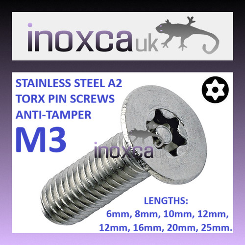Torx pin csk - m3,