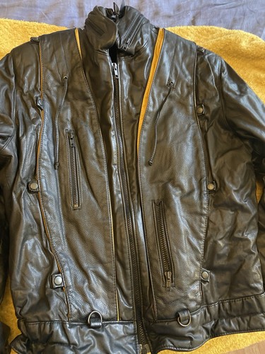 Giacca uomo pelle marrone - , con