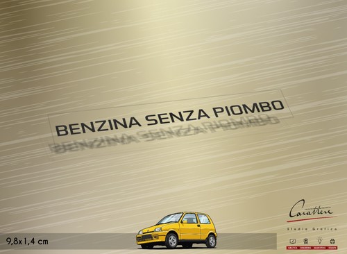 Adesivo benzina senza - ,