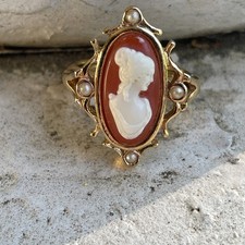 Anello cammeo vintage Avon