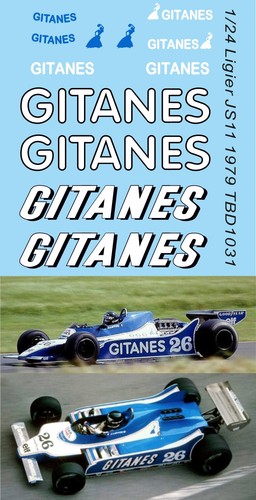 Decals per ligier js11 - decals,
