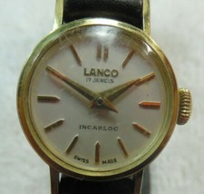 Orologio Lanco 17 Jewels Incabloc Swiss Made 160-8LL