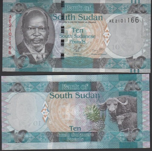 Sud sudan sterline - sudan, 10