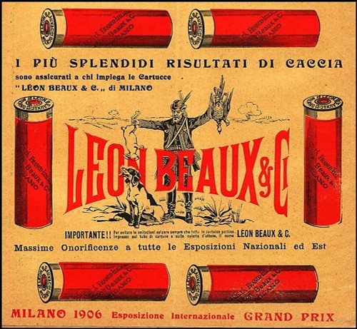 Pubblicita 1907 leon - pubblicita'1907, beaux