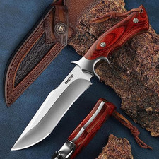 Coltello Da Sopravvivenza Coltello Da Caccia a Lama Fissa Con Guaina Grande Mani