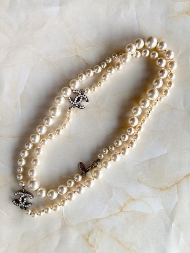 Collana lunga chanel - chanel, perle