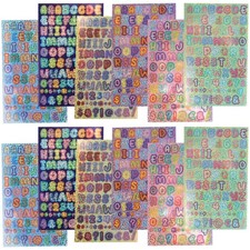 12 Sheets Adesivi Lettere