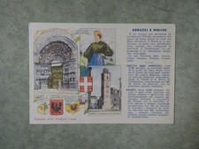 cartolina abruzzi e molise aquila e chieti ed. delle pastiglie Valda ed. 1932