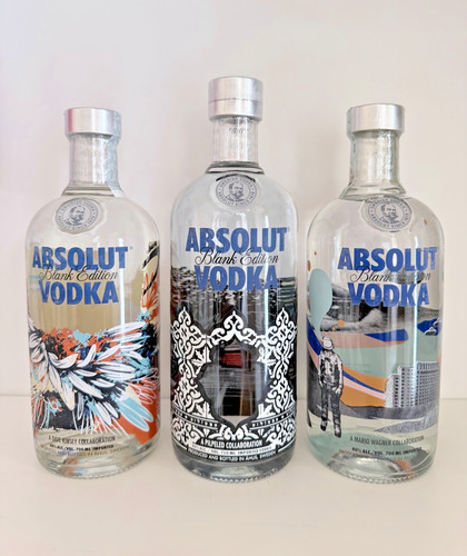 Set bottiglie absolut - set,