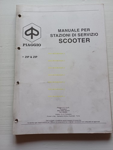 Piaggio zip manuale - &,
