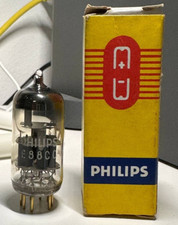 Philips SQ Herleen Holland E88CC/ECC88/6922 Gold Pin NOS NIB code 7LG ?3E2