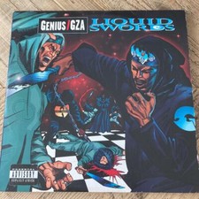 Genius / GZA - Liquid Swords 1995 US Original 2LP BLACK Vinyl Geffen Records