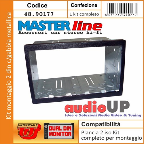 Gabbia metallica per autoradio - gabbia,