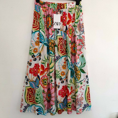 Gonna lunga zara misto lino - gonna,