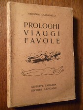 VINCENZO CARDARELLI   PROLOGHI