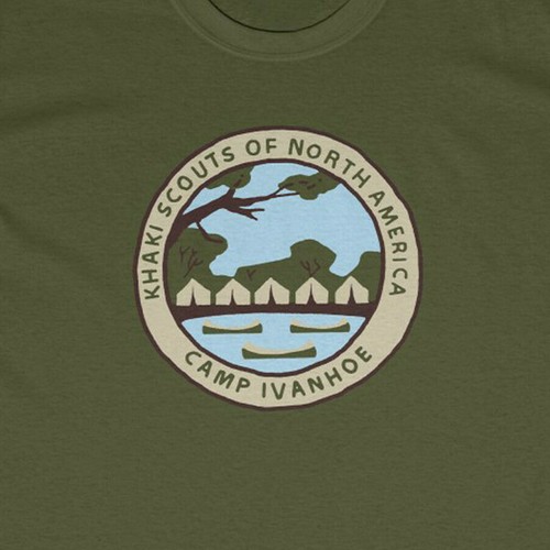 Shirt camp ivanhoe kaki - t-shirt,